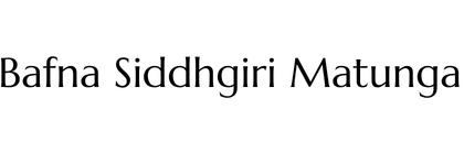 Bafna Siddhgiri Matunga Logo